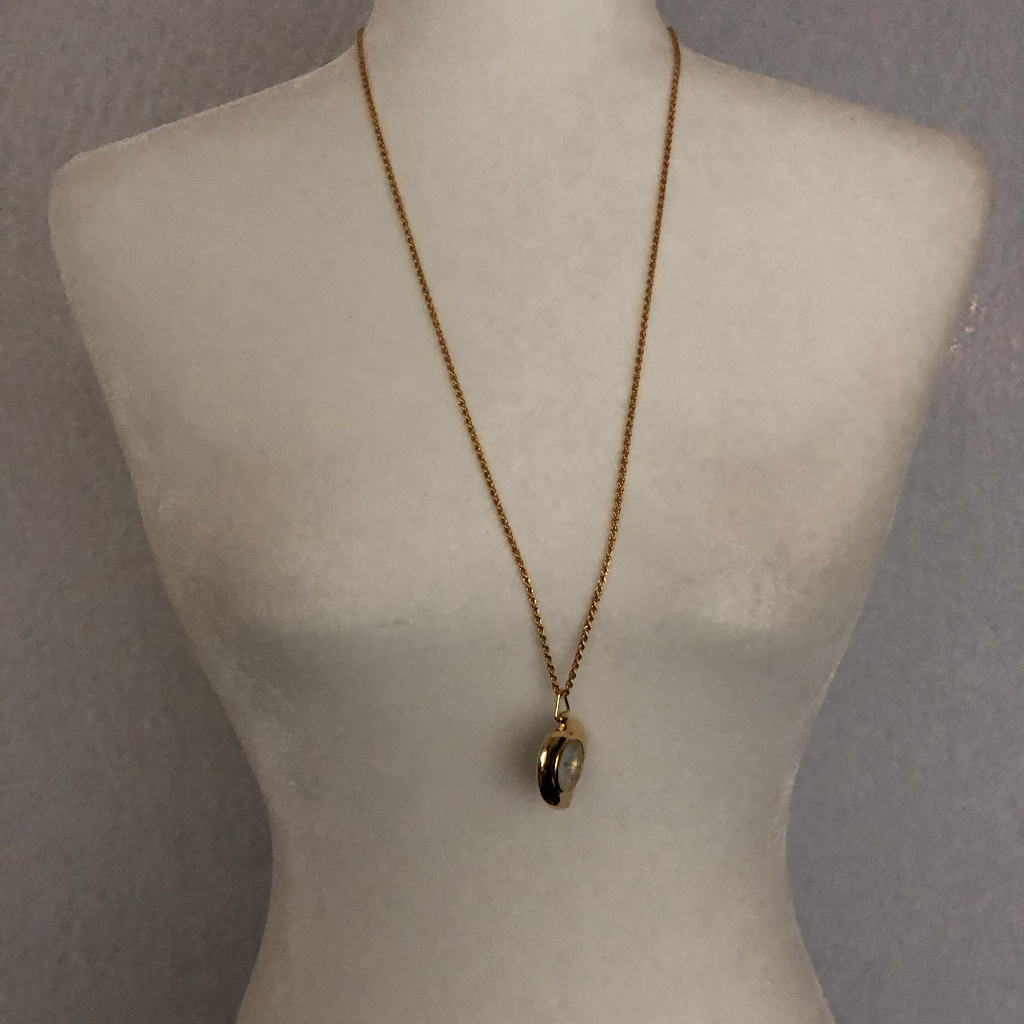 Gold Tone Pendant Watch